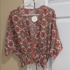 boutique en creme boho blouse
